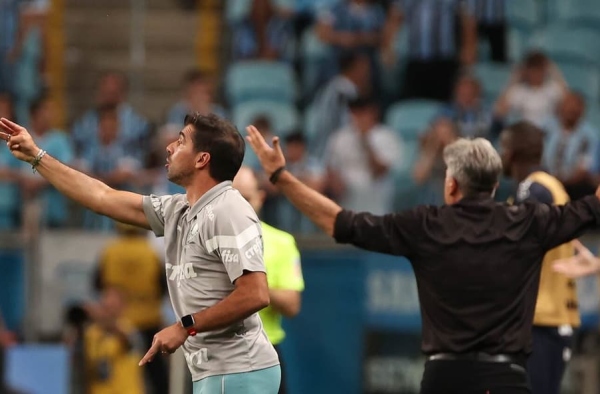 Abel Ferreira rasga elogios para Renato Gaúcho após vitória do Grêmio sobre o Palmeiras