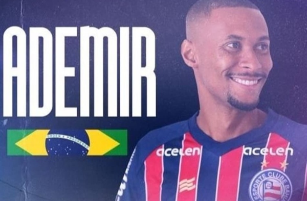 Ademir é anunciado como novo reforço do Bahia