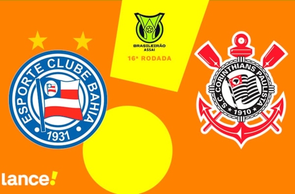 Bahia x Corinthians: onde assistir ao vivo, horário e escalações do jogo de hoje pelo Brasileirão