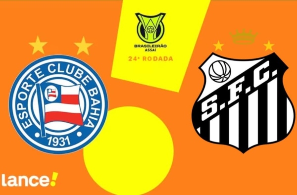 Bahia x Santos: onde assistir ao vivo, horário e escalações do jogo pelo Brasileirão