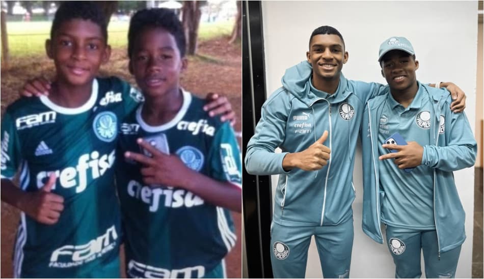 Base, Seleção e profissional: Endrick e Luis Guilherme mantêm parceria no Palmeiras desde o sub-11