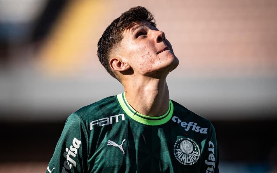 Benedetti comemora vaga do Palmeiras na final da Copa do Brasil sub-17: ‘Queremos mais’