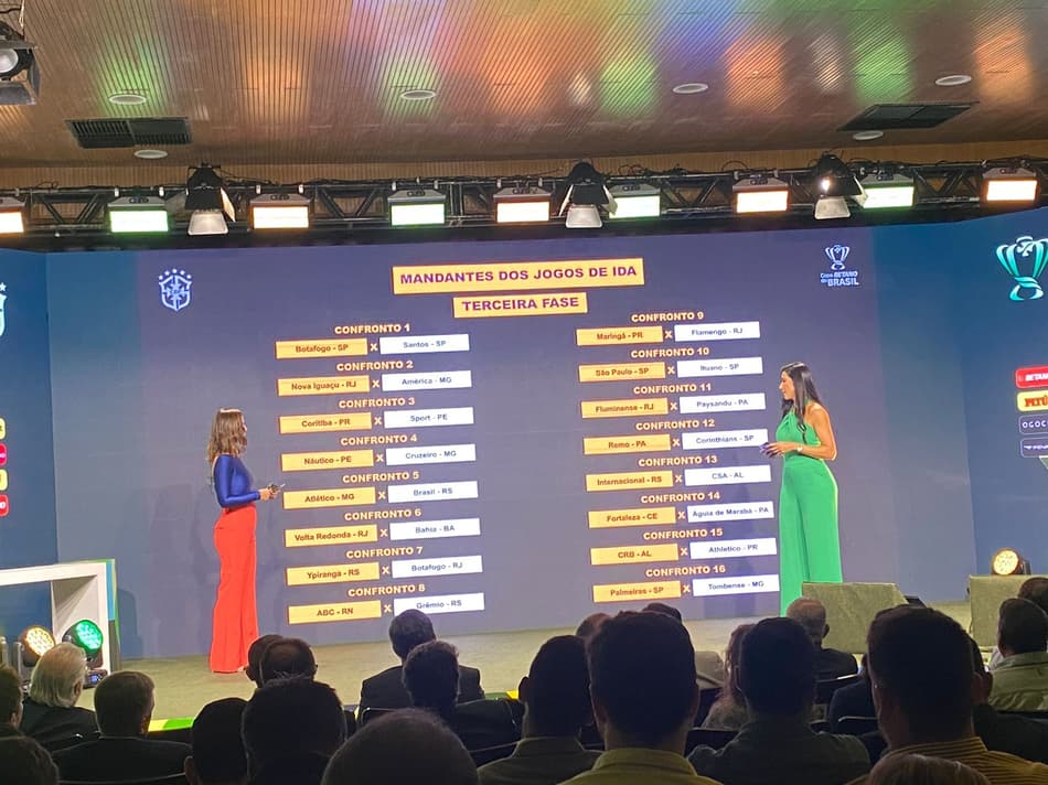 CBF detalha a tabela da terceira fase da Copa do Brasil: confira datas, horários e onde assistir