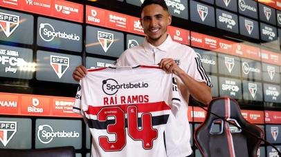 Com nome de ídolo e querendo conquistar espaço, Raí Ramos é apresentado no São Paulo: ‘Quero fazer história’