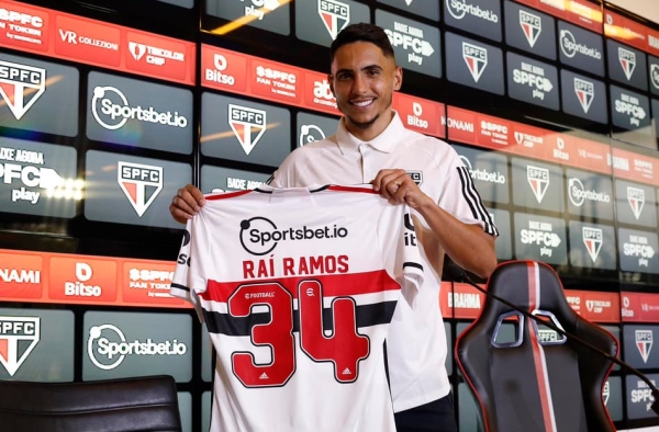 Com nome de ídolo e querendo conquistar espaço, Raí Ramos é apresentado no São Paulo: ‘Quero fazer história’