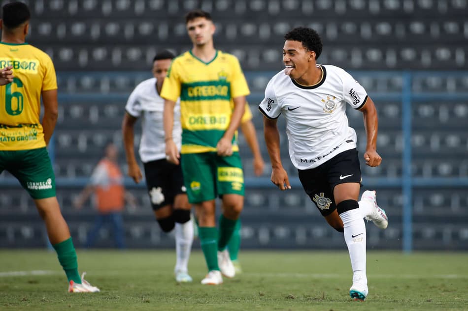 Corinthians vence o Cuiabá pelo Brasileirão Sub-20 e assume vice-liderança do grupo A