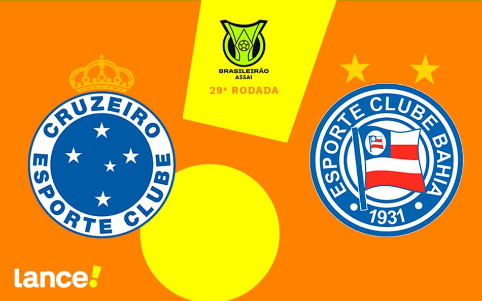 Cruzeiro x Bahia: onde assistir, horário e escalações da partida pelo Campeonato Brasileiro