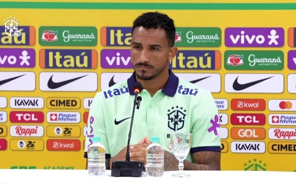 Danilo exalta Neymar e fala o que espera do trabalho de Diniz na Seleção: ‘Resgatar o orgulho do brasileiro’