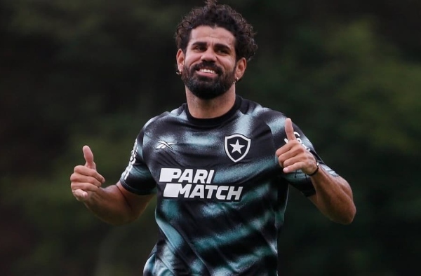 Diego Costa é apresentado oficialmente pelo Botafogo. Acompanhe em tempo real!