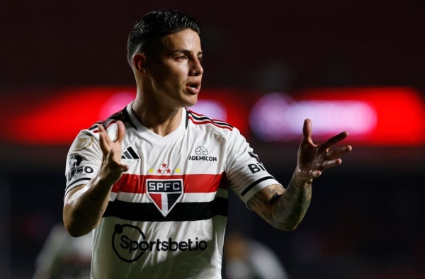 Dorival Júnior compara James Rodríguez a Arrascaeta e explica espaço do jogador no São Paulo