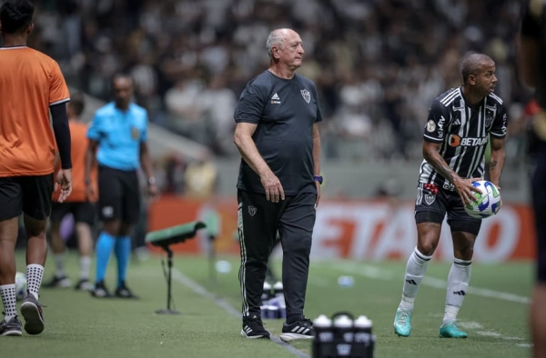 Felipão desabafa sobre placares baixos do Atlético-MG: ‘Tá faltando gol’