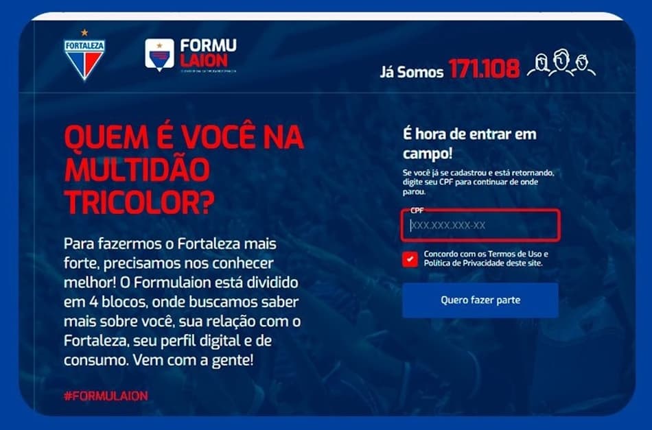 Fortaleza lança ‘Formulaion’ por maior compreensão de perfil dos torcedores
