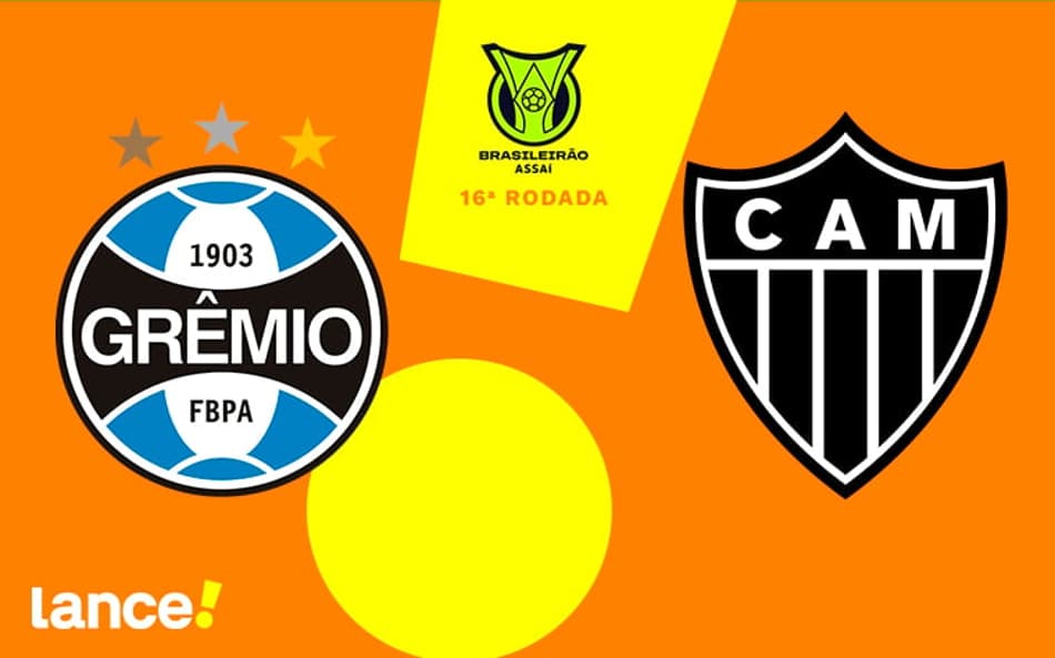 Grêmio x Atlético-MG: onde assistir ao vivo, horário e escalações do jogo de hoje pelo Brasileirão