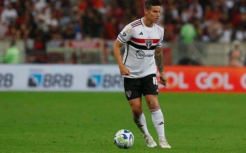 James Rodríguez completa um mês de São Paulo sem vitórias, mas com boas atuações