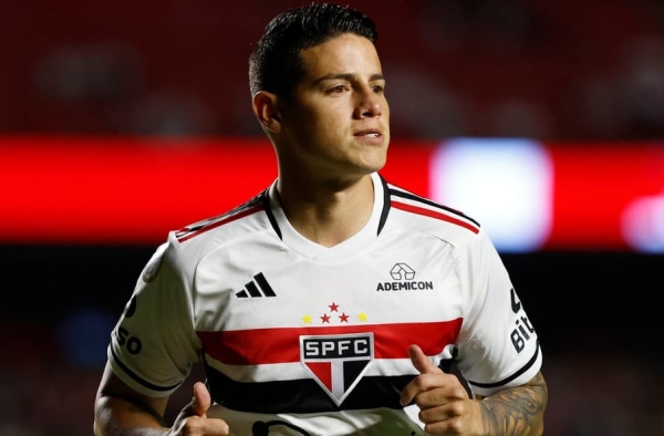 James Rodríguez cumpre expectativa, mas São Paulo acredita em evolução ainda maior