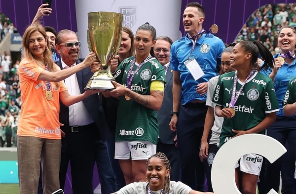 Leila Pereira viaja pra Cali para acompanhar o Palmeiras na final da Libertadores Feminina