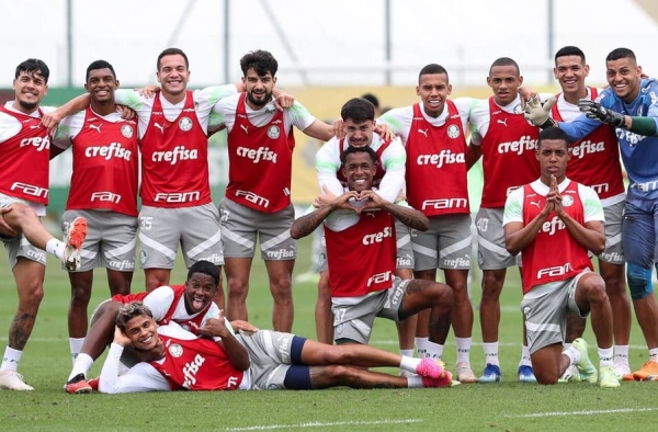 Palmeiras encerra preparação para enfrentar o Boca Juniors; veja provável time