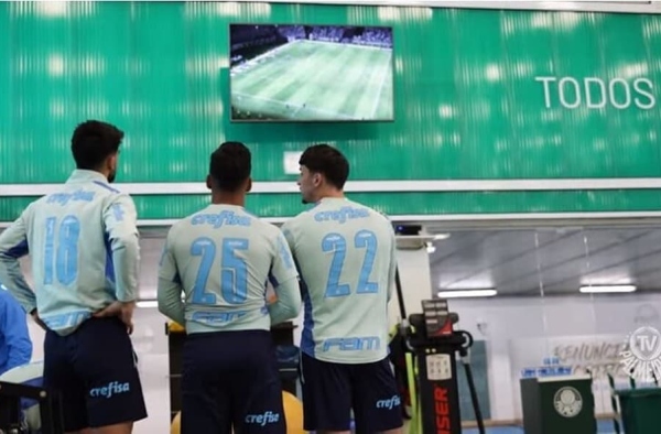 Palmeiras implementa novidade durante o trabalho do elenco na academia do CT
