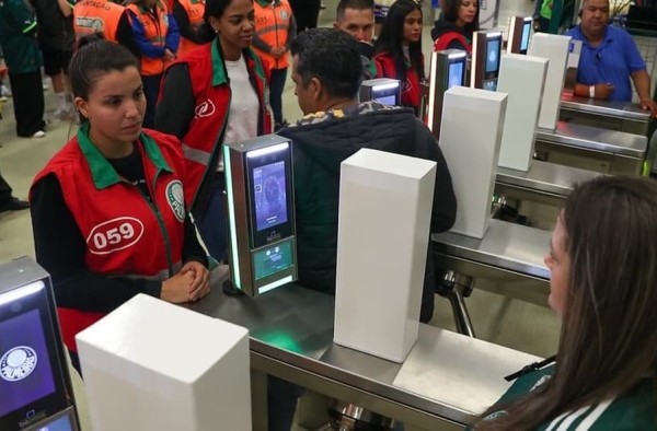 Palmeiras implementa sistema de reconhecimento facial com sucesso em 100% dos acessos ao Allianz Parque