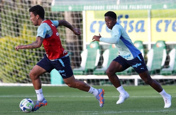 Palmeiras segue preparação para enfrentar o Atlético-MG no Brasileirão; veja provável time