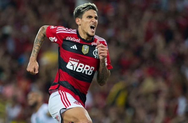 Pedro ultrapassa Cano e assume a artilharia do Brasil em 2023