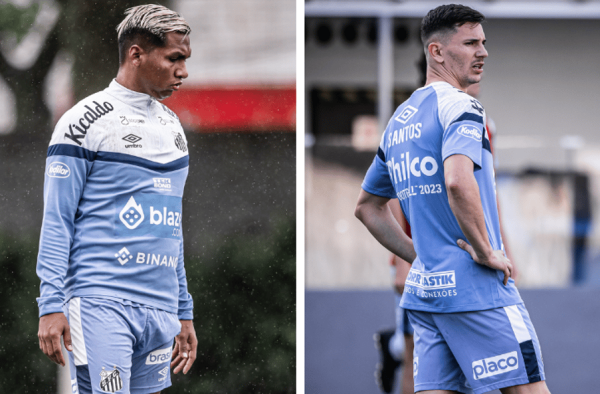 Regularizada no BID, dupla de estrangeiros do Santos tenta se encaixar no time titular