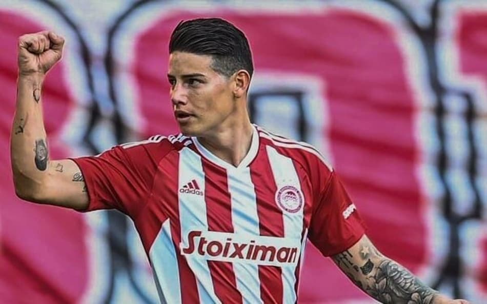 Relembre a passagem de James Rodríguez na Grécia antes de acertar com o São Paulo