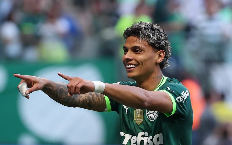 Richard Ríos dedica gol a ex-companheiro de Palmeiras que se contundiu gravemente em estreia no novo clube