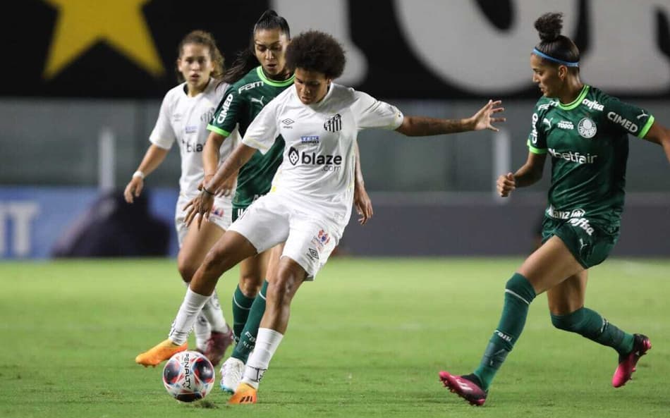 Santos e Palmeiras não saem do empate sem gols pelo Paulistão Feminino