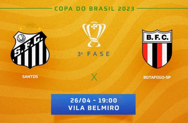 Santos x Botafogo-SP: onde assistir, desfalques e prováveis escalações do jogo pela Copa do Brasil