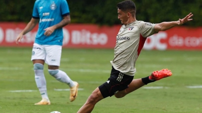 São Paulo vence o Coritiba em jogo-treino em preparação para Copa Sul-Americana