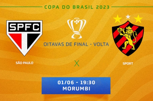 São Paulo x Sport: onde assistir, prováveis escalações e desfalques do jogo pela Copa do Brasil