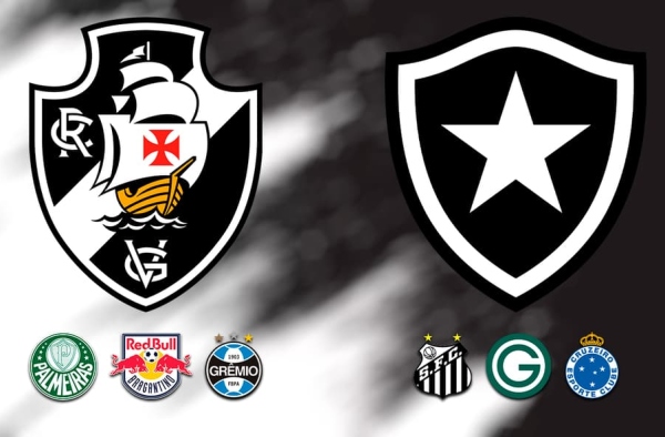 Secadores ligados! Botafogo x Vasco mobiliza torcidas na briga pelo título e rebaixamento no Brasileirão