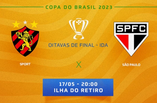Sport x São Paulo: onde assistir, prováveis escalações e desfalques do jogo pela Copa do Brasil