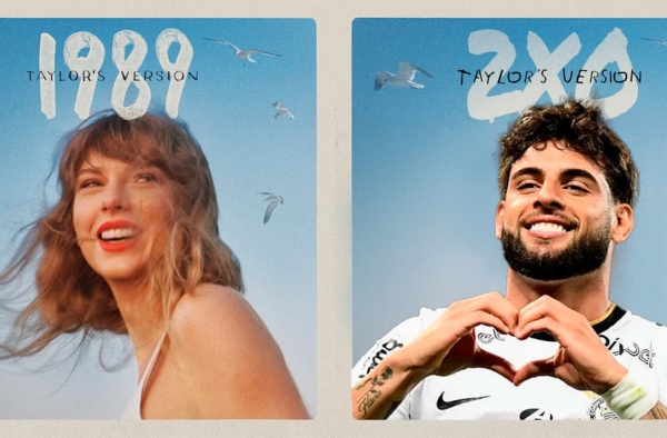 Taylor Swift é muito Corinthians! Cantora relança álbum e anima Fiel antes de ‘decisão’ contra o Santos