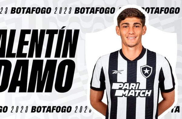 Valentín Adamo revela ansiedade por acerto com o Botafogo e garante estar pronto para responsabilidade no novo clube