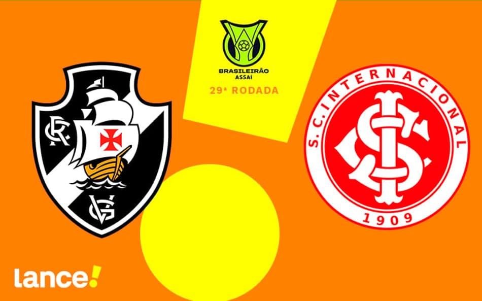 Vasco x Internacional: onde assistir ao vivo, horário e escalações do jogo pelo Brasileirão