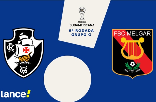 Vasco x Melgar: onde assistir ao vivo, horário e prováveis escalações do jogo pela Sul-Americana