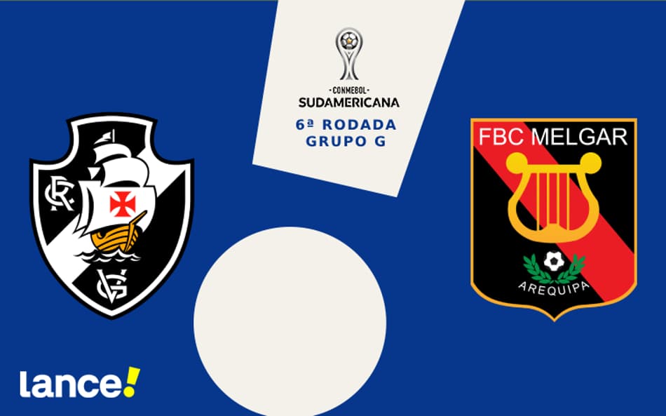 Vasco x Melgar: onde assistir ao vivo, horário e prováveis escalações do jogo pela Sul-Americana