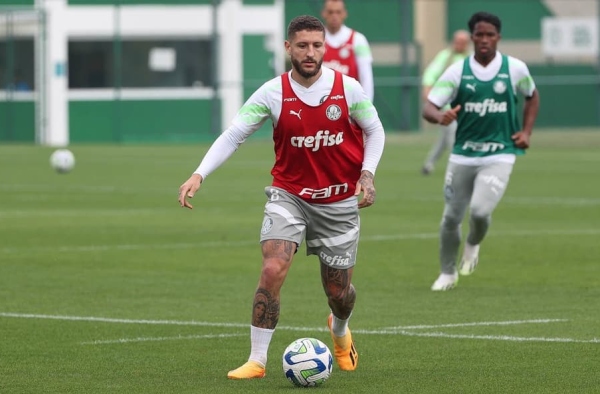 Zé Rafael treina, e Palmeiras inicia preparação para a decisão pela Copa do Brasil