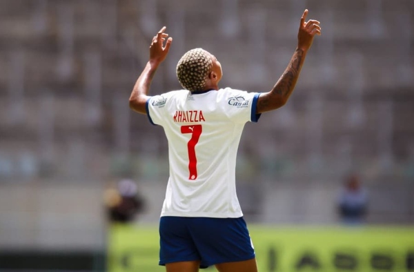 Na Fonte Nova, Rhaizza marca hat-trick e Bahia vence Ferroviária no Brasileirão feminino