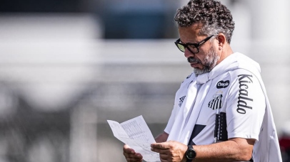 Cleber Xavier terá amistoso para ajustar o Santos antes de enfrentar o Flamengo