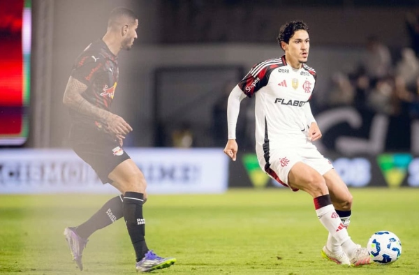 Flamengo: Pedro tem dados de GPS contra o Bragantino vazados
