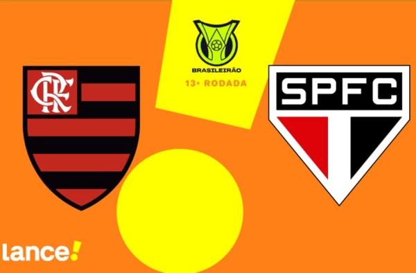 Flamengo x São Paulo: onde assistir ao vivo, horário e escalações do jogo pelo Brasileirão