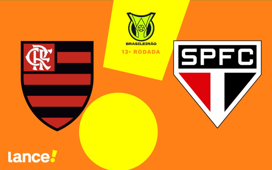 Flamengo x São Paulo: onde assistir ao vivo, horário e escalações do jogo pelo Brasileirão
