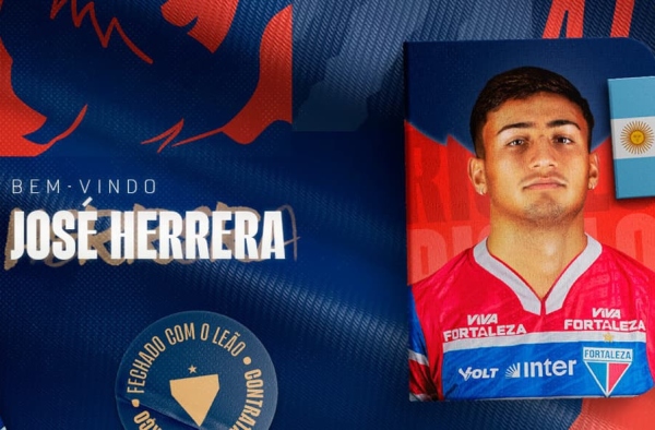 Fortaleza anuncia a contratação do atacante José Herrera