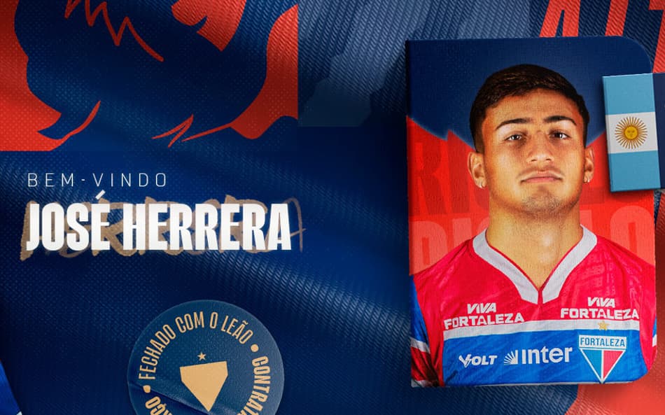 Fortaleza anuncia a contratação do atacante José Herrera