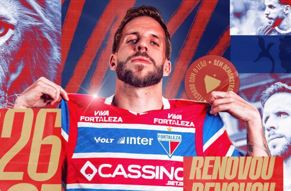 Fortaleza oficializa renovação de contrato com Lucas Sasha